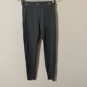 REI Merino Wool Base Layer Leggings Gray Lightweight Gorpcore Outdoor 2022-S/8